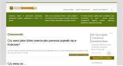 Desktop Screenshot of ogrodyzoologiczne.pl